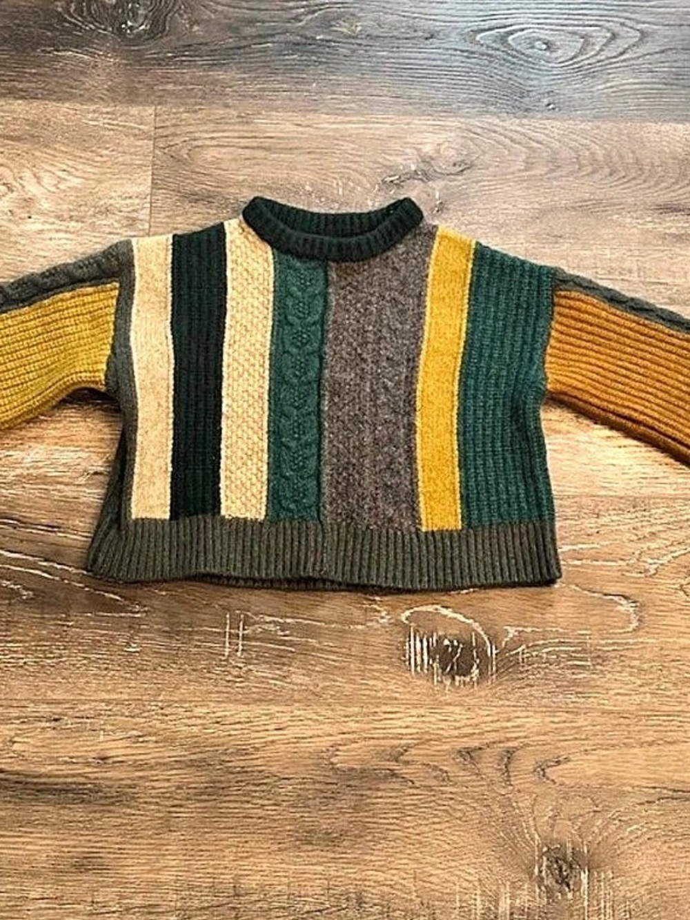 Zara Kids Striped Wool Sweater Size 5-6 Years